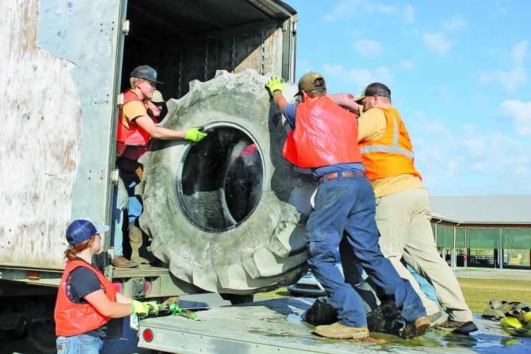 Tire recycling event helps keep Juniata County clean